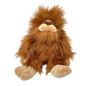 Aurora World Bigfoot 14" Plush Toy Large Shaggy Brown Fuzzy Stuffed‎ Animal Kids